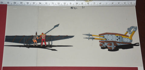 Original production cel -"King Arthur"- by Golden Films 291 SIZE 21" x 10.50"