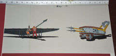 Original production cel -"King Arthur"- by Golden Films 291 SIZE 21" x 10.50"