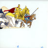 Original production cel -"King Arthur"- by Golden Films 296 SIZE 18" x 10.50"