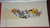 Original production cel -"King Arthur"- by Golden Films 297 SIZE 17.50" x 10.50"