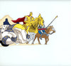 Original production cel -"King Arthur"- by Golden Films 297 SIZE 17.50" x 10.50"