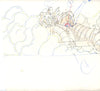 Original production cel -"King Arthur"- by Golden Films 297 SIZE 17.50" x 10.50"