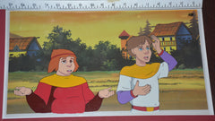 Original production cel -"King Arthur"- by Golden Films 298 SIZE 16.50" x 9.50"