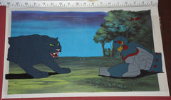 Original production cel -"King Arthur"- by Golden Films 299 SIZE 18" x 9.50"