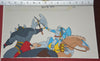 Original production cel -"King Arthur"- by Golden Films 301 SIZE 14.25" x 9"