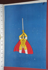 Original production cel -"King Arthur"- by Golden Films 302 SIZE 14.50" x 10.50"