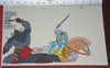 Original production cel -"King Arthur"- by Golden Films 303 SIZE 15" x 9"