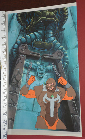 Original production cel -"King Arthur"- by Golden Films 305 SIZE 17" x 10.50"