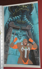 Original production cel -"King Arthur"- by Golden Films 305 SIZE 17" x 10.50"