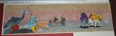 Original production cel -"King Arthur"- by Golden Films 308 SIZE 32.50" x 9.50"