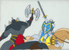 Original production cel -"King Arthur"- by Golden Films 308 SIZE 32.50" x 9.50"
