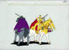 Original production cel -"King Arthur"- by Golden Films 308 SIZE 32.50" x 9.50"