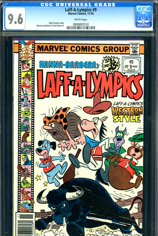 Laff-A-Lympics #9 CGC graded 9.6  second highest graded - scarce in grade! - SOLD!