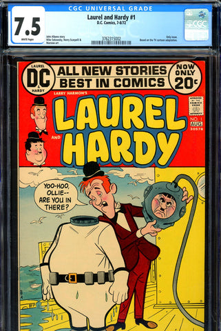 Laurel and Hardy #1 CGC graded 7.5  scarce - only issue - SOLD!