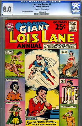 Superman's GF, Lois Lane Annual #1   CGC graded 8.0 - SOLD