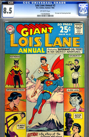 Superman's GF, Lois Lane Annual #2   CGC graded 8.5 - SOLD