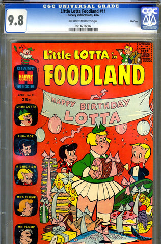 Little Lotta Foodland #11   CGC graded 9.8 - HIGHEST GRADED - SOLD!