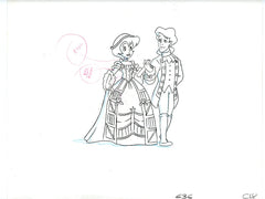Original production cel -"Little Mermaid"- by Golden Films 033 sketch only