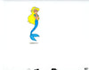 Original production cel -"Little Mermaid"- by Golden Films 040
