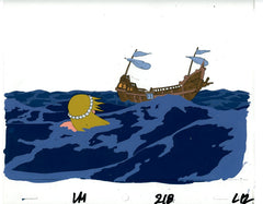 Original production cel -"Little Mermaid"- by Golden Films 050