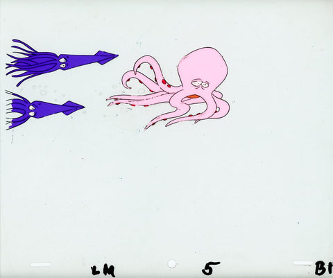 Original production cel -"Little Mermaid"- by Golden Films 085