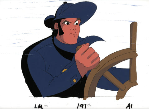 Original production cel -"Little Mermaid"- by Golden Films 092 LARGE