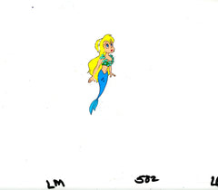 Original production cel -"Little Mermaid"- by Golden Films 104 LARGE