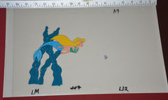 Original production cel -"Little Mermaid"- by Golden Films 128 SIZE 16.50" x 10.50"