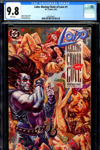 Lobo: Blazing Chain of Love #1 CGC graded 9.8 HIGHEST GRADED
