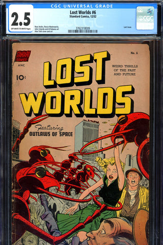 Lost Worlds #6 CGC 2.5 - Alex Toth cover/art 1952 - SOLD!
