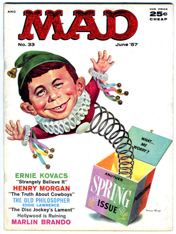MAD magazine #033   FINE+   1957