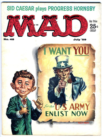 MAD magazine #048   FINE   1959