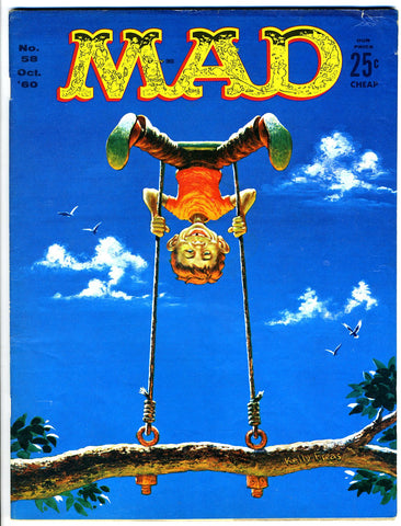 MAD magazine #058   FINE   1960