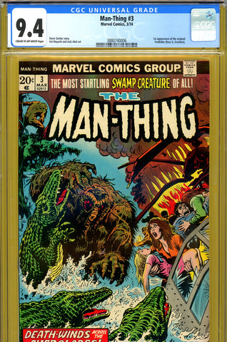 Man-Thing #03 CGC graded 9.4- first appearance of original Foolkiller - SOLD!