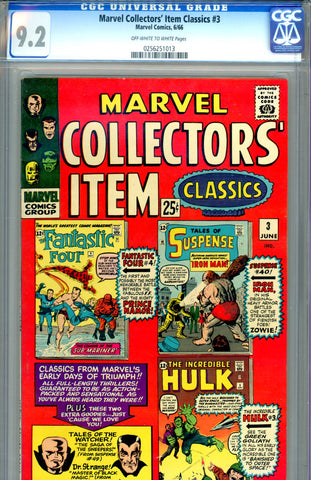 Marvel Collectors' Item Classics #03   CGC  graded 9.2 SOLD!