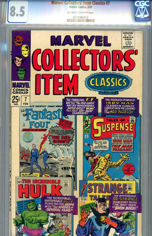 Marvel Collectors' Item Classics #07  CGC graded 8.5 SOLD!