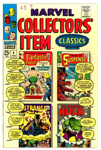 Marvel Collectors' Item Classics #09   VF/NEAR MINT   1967