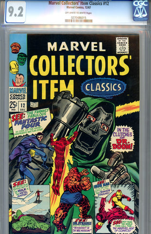Marvel Collectors' Item Classics #12  CGC graded 9.2 - SOLD!