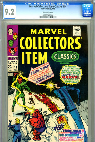 Marvel Collectors' Item Classics #14 CGC 9.2 - black cvr - SOLD!