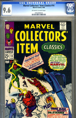 Marvel Collectors' Item Classics #14  CGC graded 9.6 - SOLD