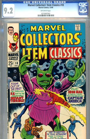 Marvel Collectors' Item Classics #18  CGC graded 9.2 - SOLD!