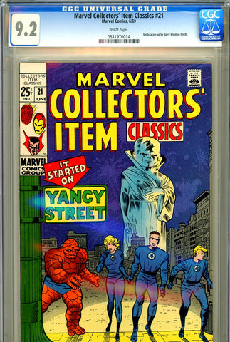 Marvel Collectors' Item Classics #21 CGC 9.2 white pages - SOLD!