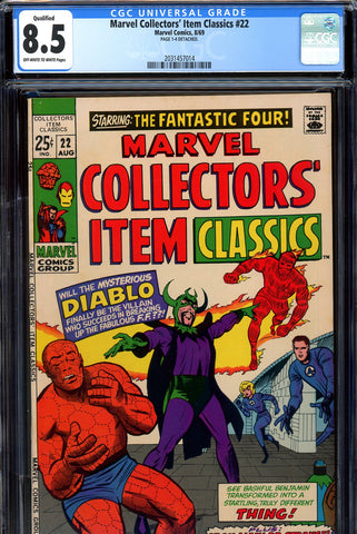 Marvel Collectors' Item Classics #22 CGC graded 8.5 SOLD!