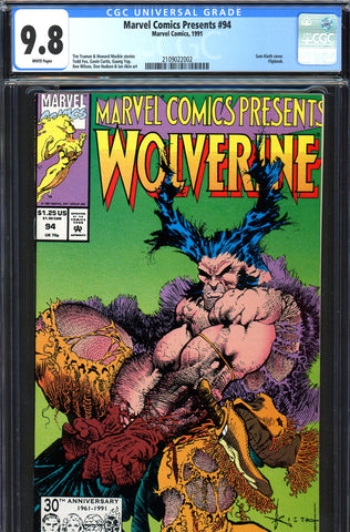 Marvel Comics Presents #094 CGC graded 9.8 - HIGHEST GRADED - SOLD!