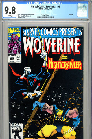 Marvel Comics Presents #102 CGC graded 9.8 - HIGHEST GRADED - SOLD!