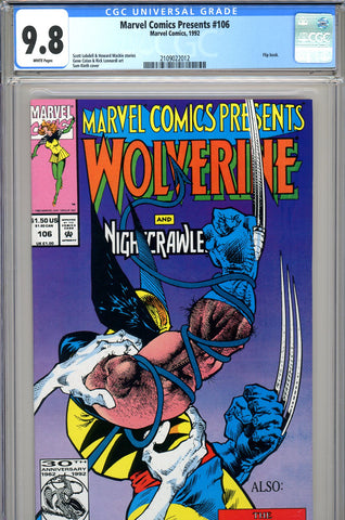 Marvel Comics Presents #106 CGC graded 9.8 - HIGHEST GRADED - SOLD!