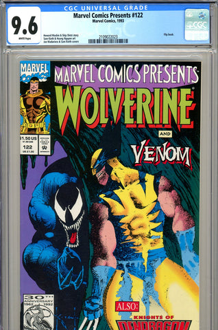 Marvel Comics Presents #122 CGC graded 9.6 - Wolverine/Venom - SOLD!