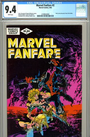 Marvel Fanfare #2 CGC graded 9.4 Spider-Man/Angel team-up - SOLD!