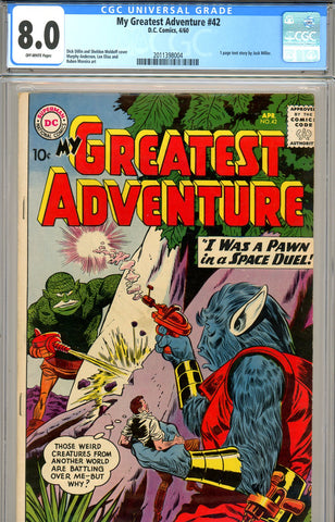 My Greatest Adventure #42 CGC graded 8.0 SOLD!