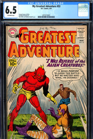 My Greatest Adventure #53 CGC graded 6.5 - fourth highest graded - SOLD!